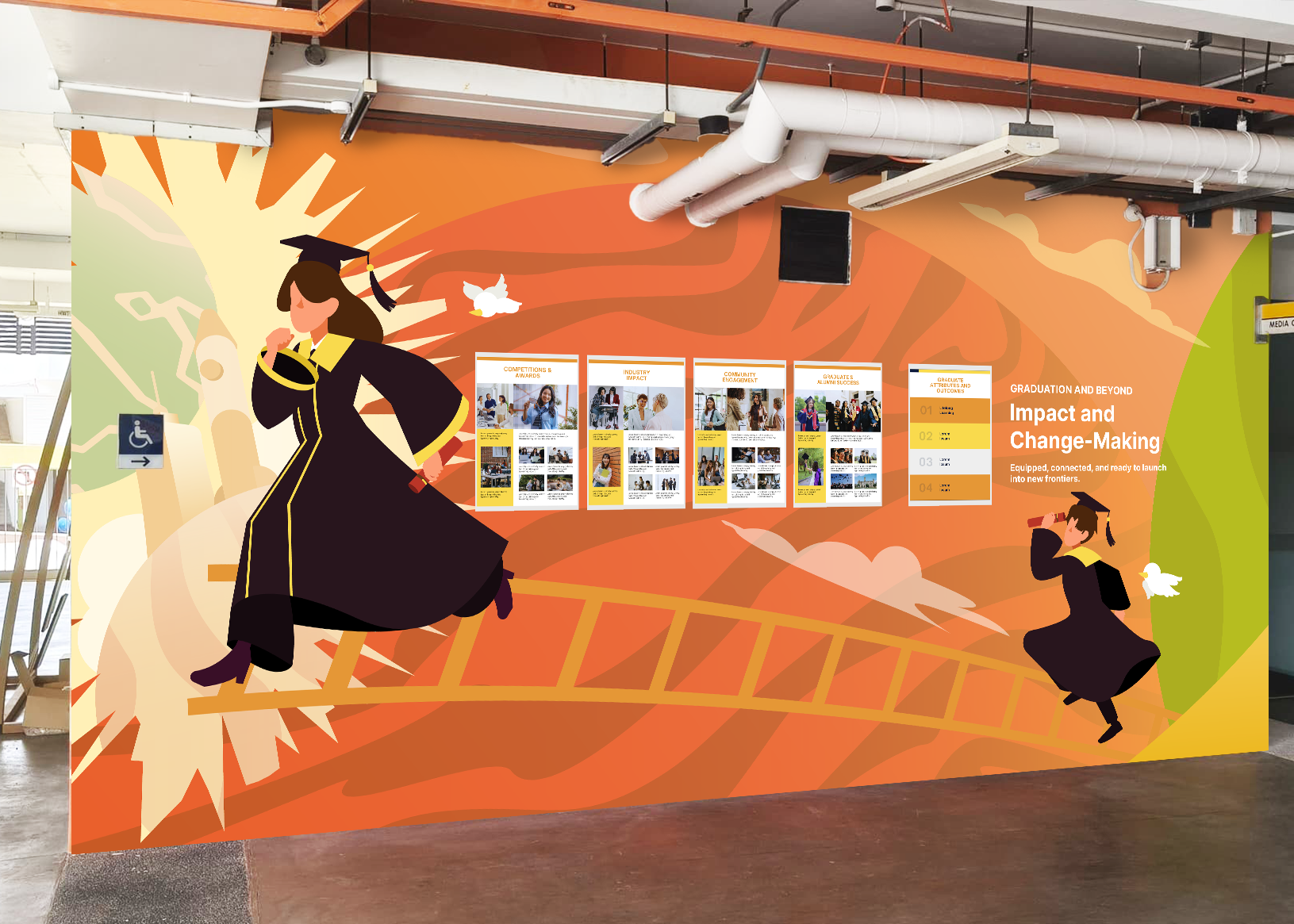 Large-scale Mural Installation 1